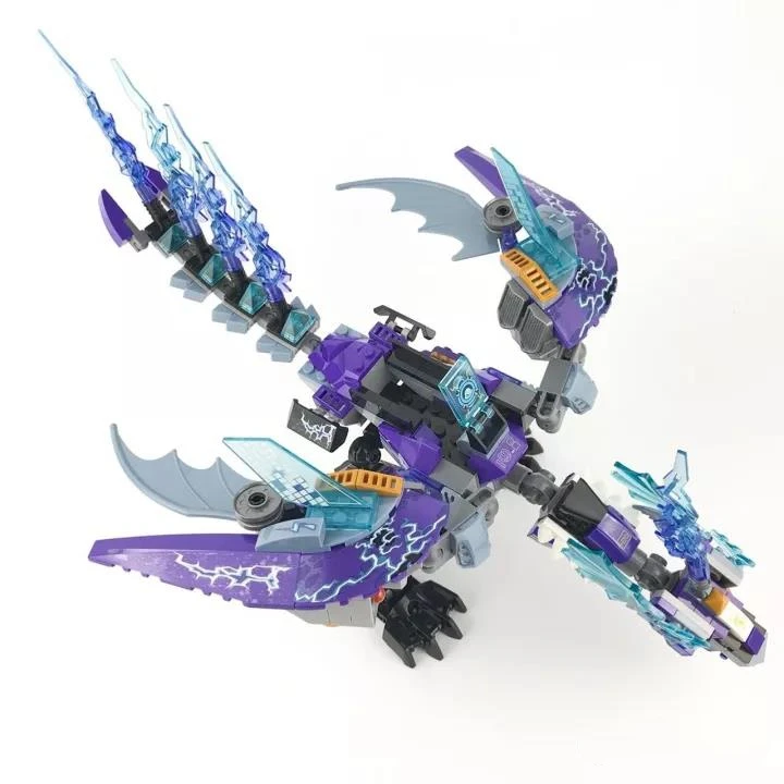 

New Knights Stone Devil Mechanical Eagle Building Block Aaron Macy Robot Figures Bricks Figures Toy for Children Gifts