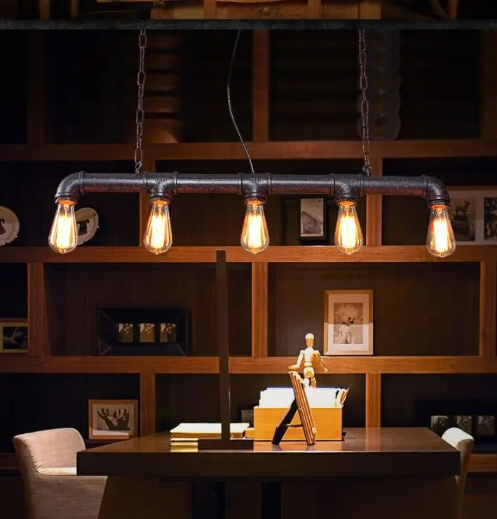 Edison personalizada de la barra de iluminación contra lámparas vintage