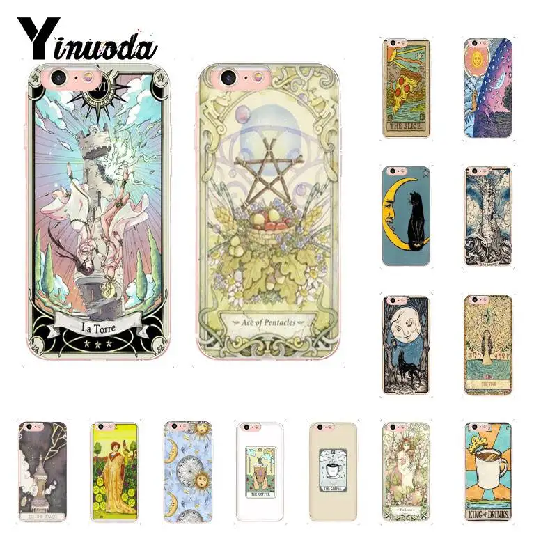 Yinuoda Египет таинственный Таро гадание Новинка чехол для iPhone X XS MAX 6 6s 7 7plus 8 8Plus 5 5S SE
