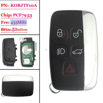 

(1pcs ) 5 button smart key Remote key for Range rover sport key wITH 315 mhz PCF7945 KOBJTF10