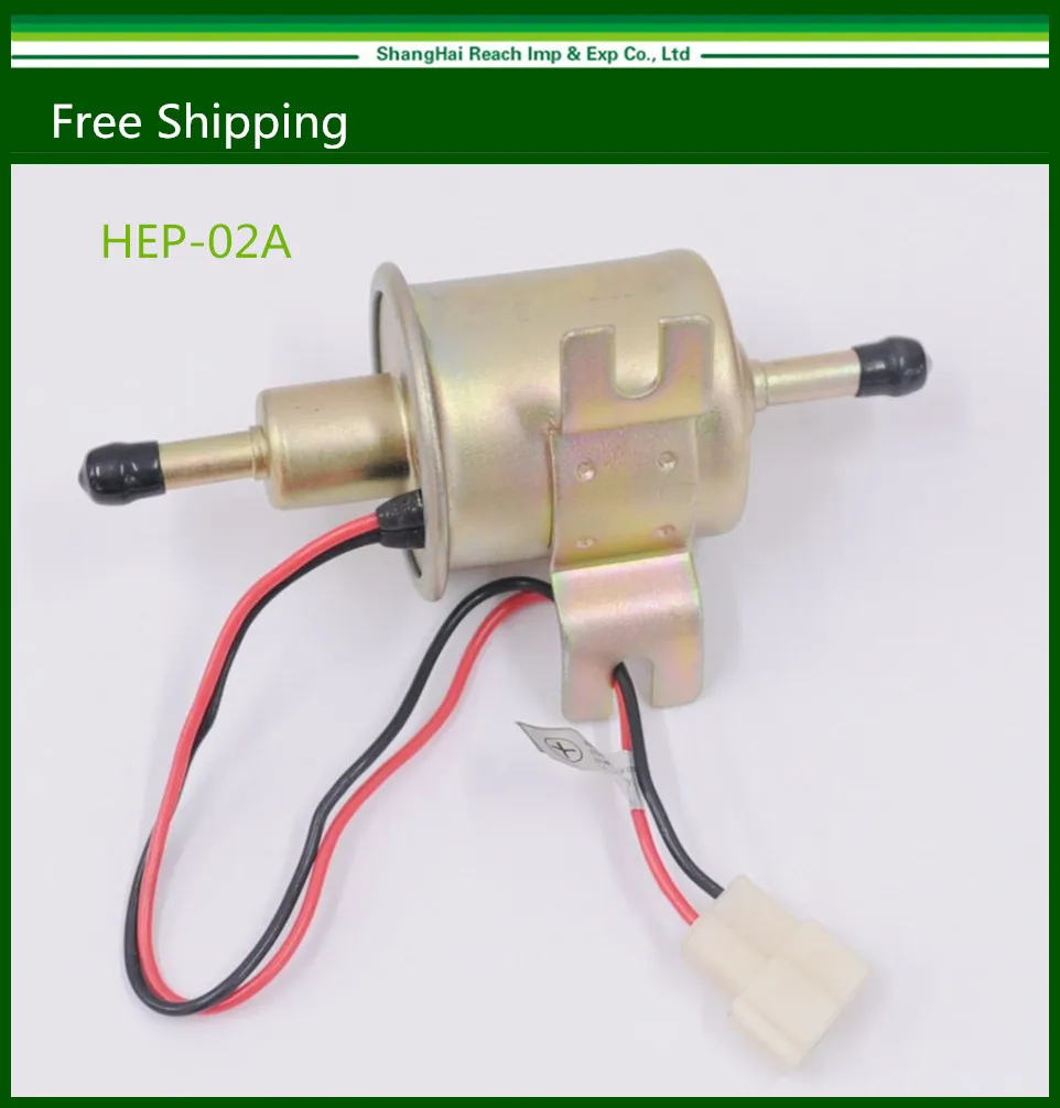 12V Universal Gas Diesel Inline Low Pressure Electric Fuel Pump HEP-02A