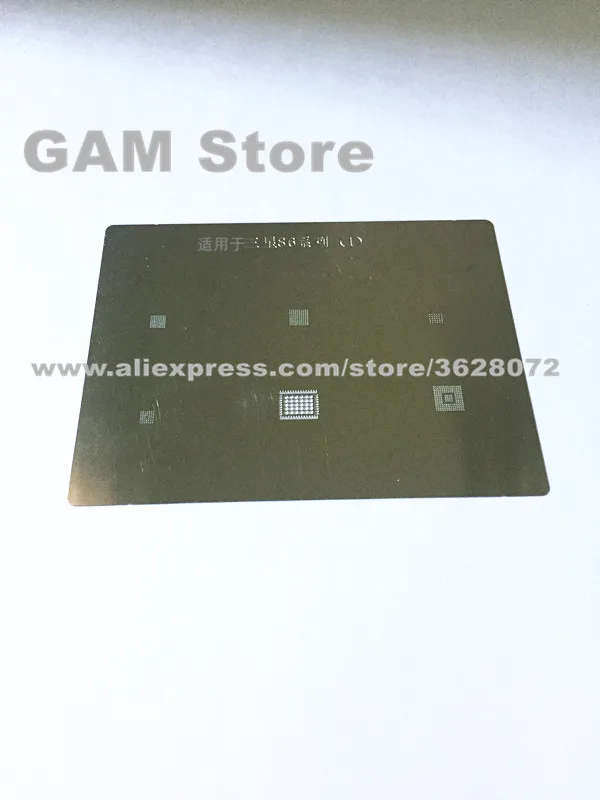 For Samsung S6 BGA Stencil Power wifi Charger Baseband IC Reballing Pin Direct Heating Template 5pcs/lot | Инструменты