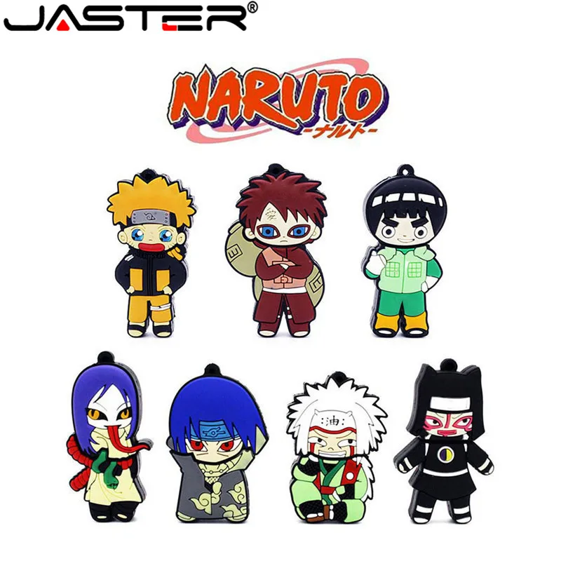 

JASTER Naruto USB Flash Drive 4GB 8GB 16GB 32GB 64GB Jiraya Gaara Memory Disk 2.0