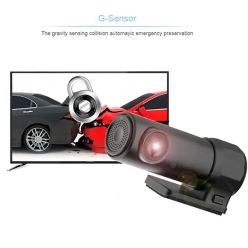 Умная Автомобильная DVR камера 1080P Full HD Wifi Автомобильный видеорегистратор 170