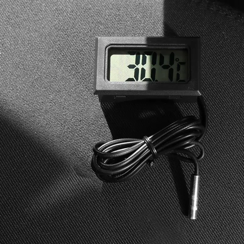 Onever ЖК дисплей цифровой термометр автомобиль электронный Температура инструменты водостойкий сенсор зонд Датчик метеостанции метр