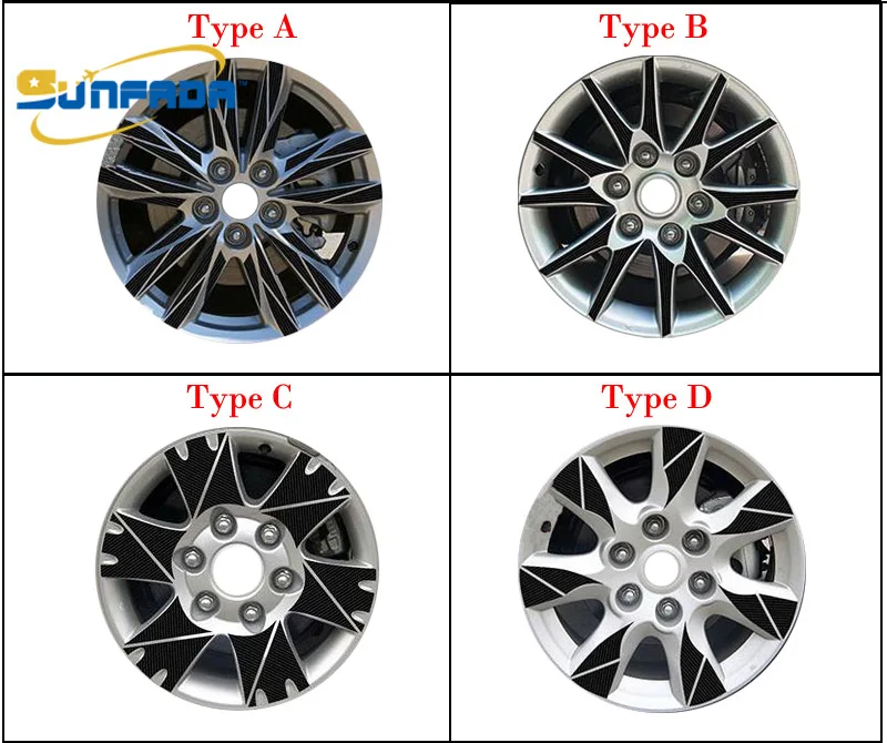 

Black Carbon Fiber Vinyl Wheel Hub Sticker For MITSUBISHI ASX 2013 2014 2015 2016 2017 External Decal Car Styling