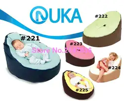 Babyboope New Born Bean Bag Snuggle Кровать Портативный Сиденья Детская детская Кровать No Filler-Мешок Фасоли Snuggle Кровать 2 верхний слоев