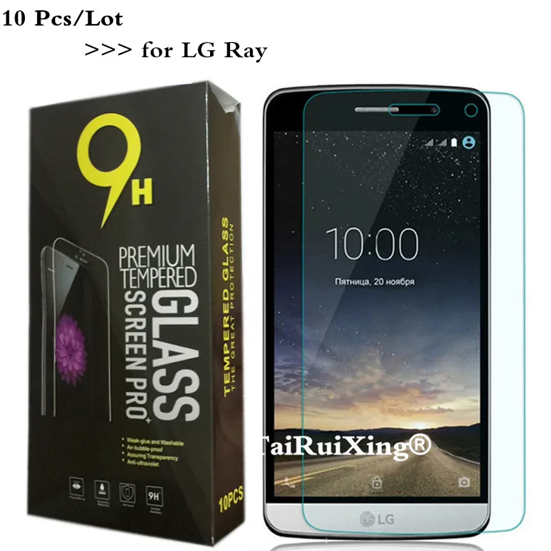 10 шт./лот закаленное Стекло для LG Ray Экран протектор Закаленное Ray/зоны X190 X180