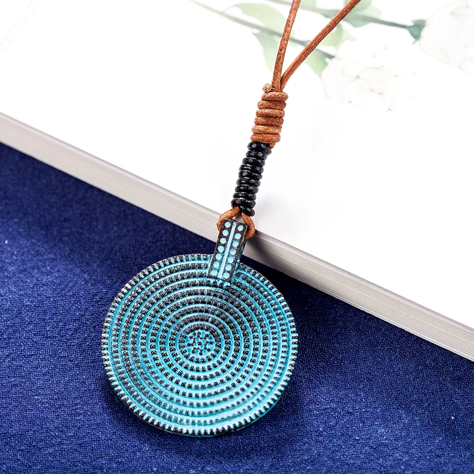 Винтаж Jewelry Для женщин основа для кулонов и ожерелья Зеленый специальная