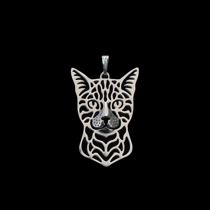 

2019 Fashion Silver Alloy Jewelry Pendants Metal Bengal Cat Pendants