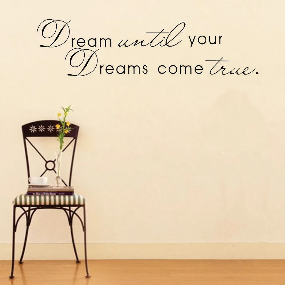 Dreams Really Do Come True Wall Decal Trading Phrases