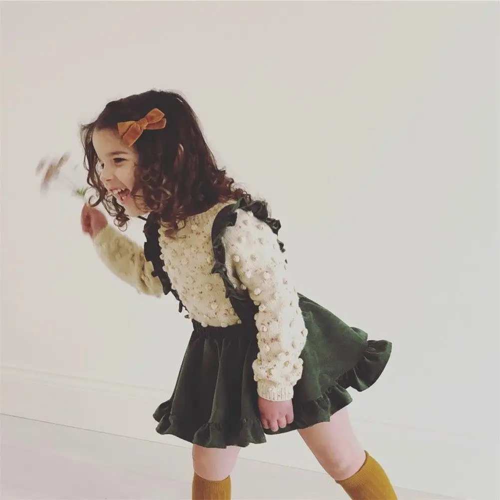 Toddler Baby Girl Kids T-shirt Tops Suspender Skirt Headband Outfit Set  Summer | eBay