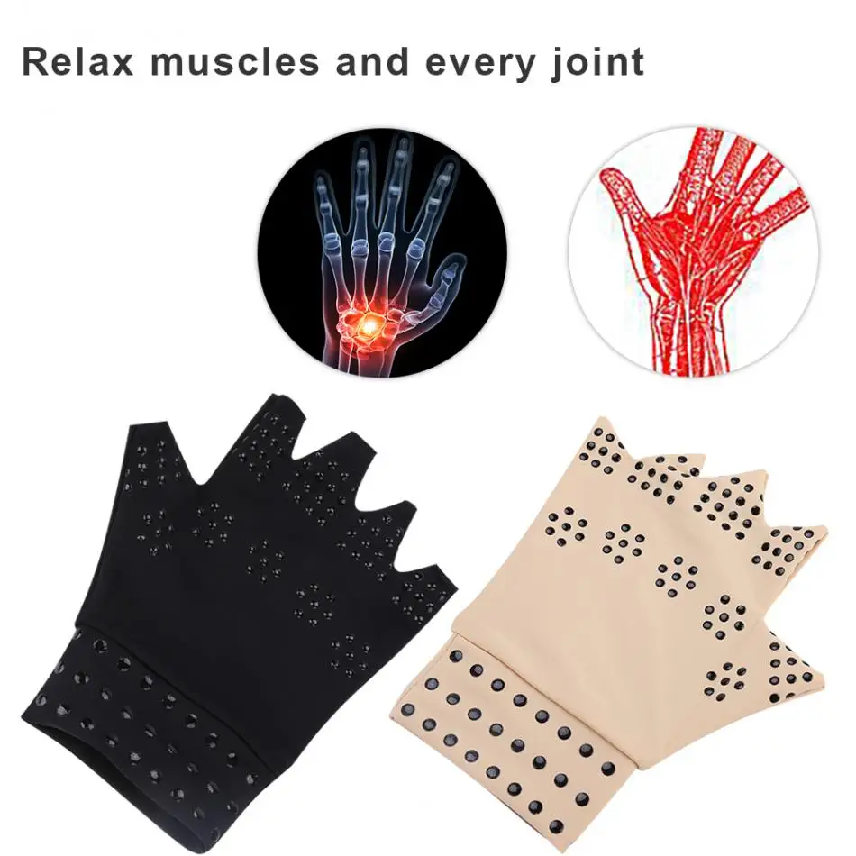 1 пара магнитные перчатки для снятия симптомов боли в суставах|magnetic gloves|joint