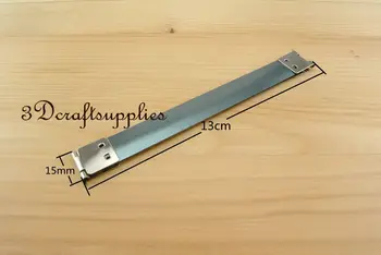 

13 cm metal frame internal Flex purse frame Flex frame silver K47