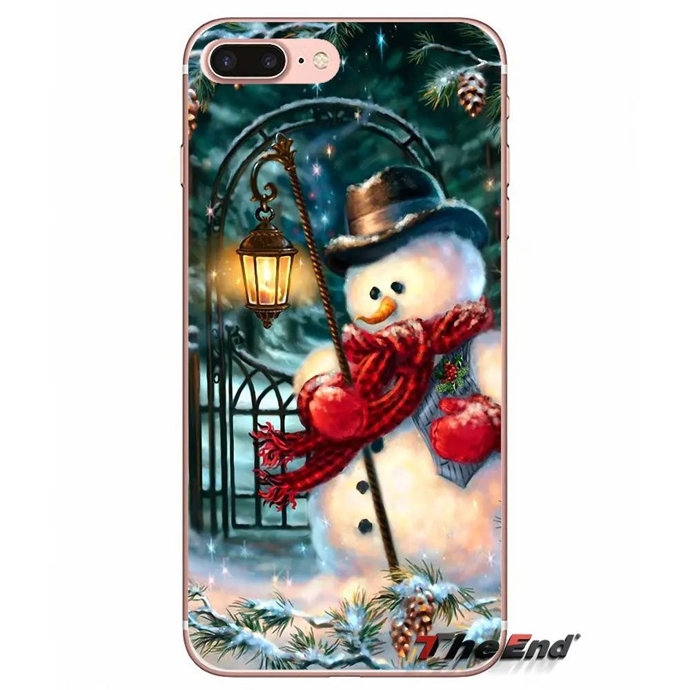 Мягкий чехол с Санта Клаусом для Huawei Honor 4C 5X 5C 6X Mate 7 8 9 Y3 Y5 Y6 II 2 Pro G7 G8 P7 P8 P9 Lite
