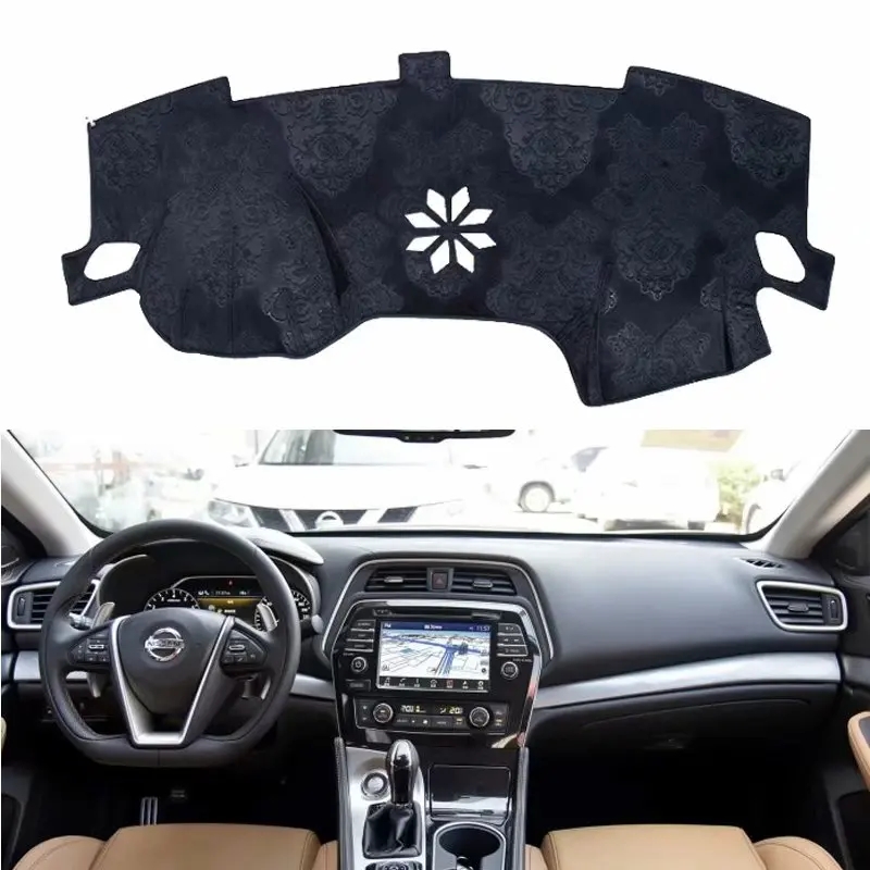 Для Nissan Maxima 2016 2017 2018 2019 фланелевые Dashmats приборная панель покрывает Dash Pad Коврик в
