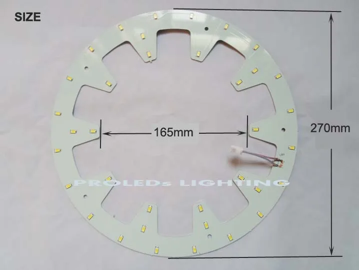 Бренд PRODEM 220V 230V 240V Dia270mm 2000lm 18W Светодиодная Круглая Панель led круглая techo del замена