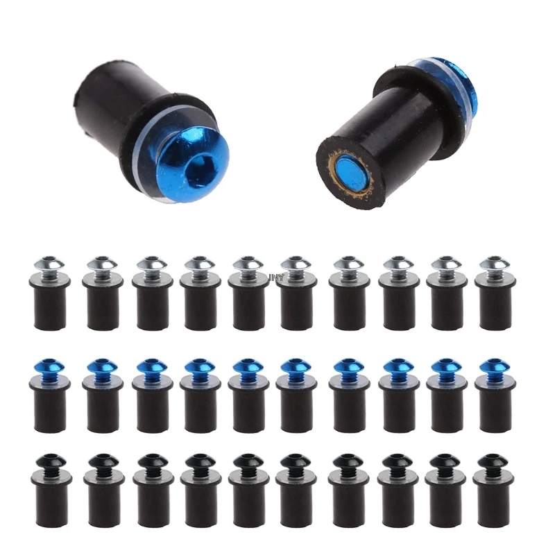 

1Set 10x Universal Windscreen Windshield Bolts Screw For Honda Suzuki Yamaha Kawasaki Drop shipping INY