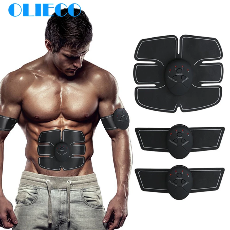 

Wireless Electric EMS Abdominal Muscle Stimulator Smart Arm Leg Weight loss Training Tool ABS Body Shaping Slimming Device