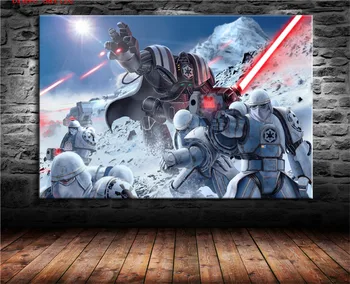 

Stormtroopers Canvas Painting Print Living Room Home Decor Modern Wall Art Oil Painting Poster