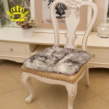 КОРОНА МЕХ Коврик на стул Австралийская Натуральная Овчина Ковры из Натурального Меха Овчины Подушки Сиденья Пушистые Коврики Высокое Качество Очень Теплый Ковер