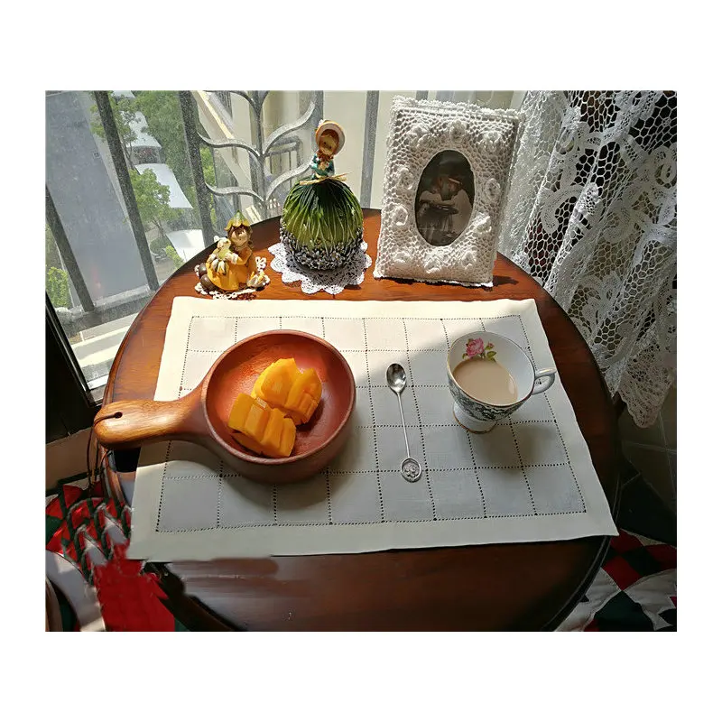 

Linen Napkins Embroider Linen Table Runner placemats