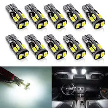 10Pcs 194 168 T10 W5W LED Light Bulb 5730 Chips Error Free LED Bulbs For Interior Dome Map Door Courtesy License Plate Light 12v 10Pcs 194 168 T10 W5W LED Light Bulb 5730 Chips Error Free LED Bulbs For Interior Dome Map Door Courtesy License Plate Light 12v