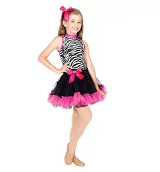 Платье для танцев спортивные костюмы современный джазовый танец костюм Professional балетные костюмы пачки взрослых Leopard Дети костюмы