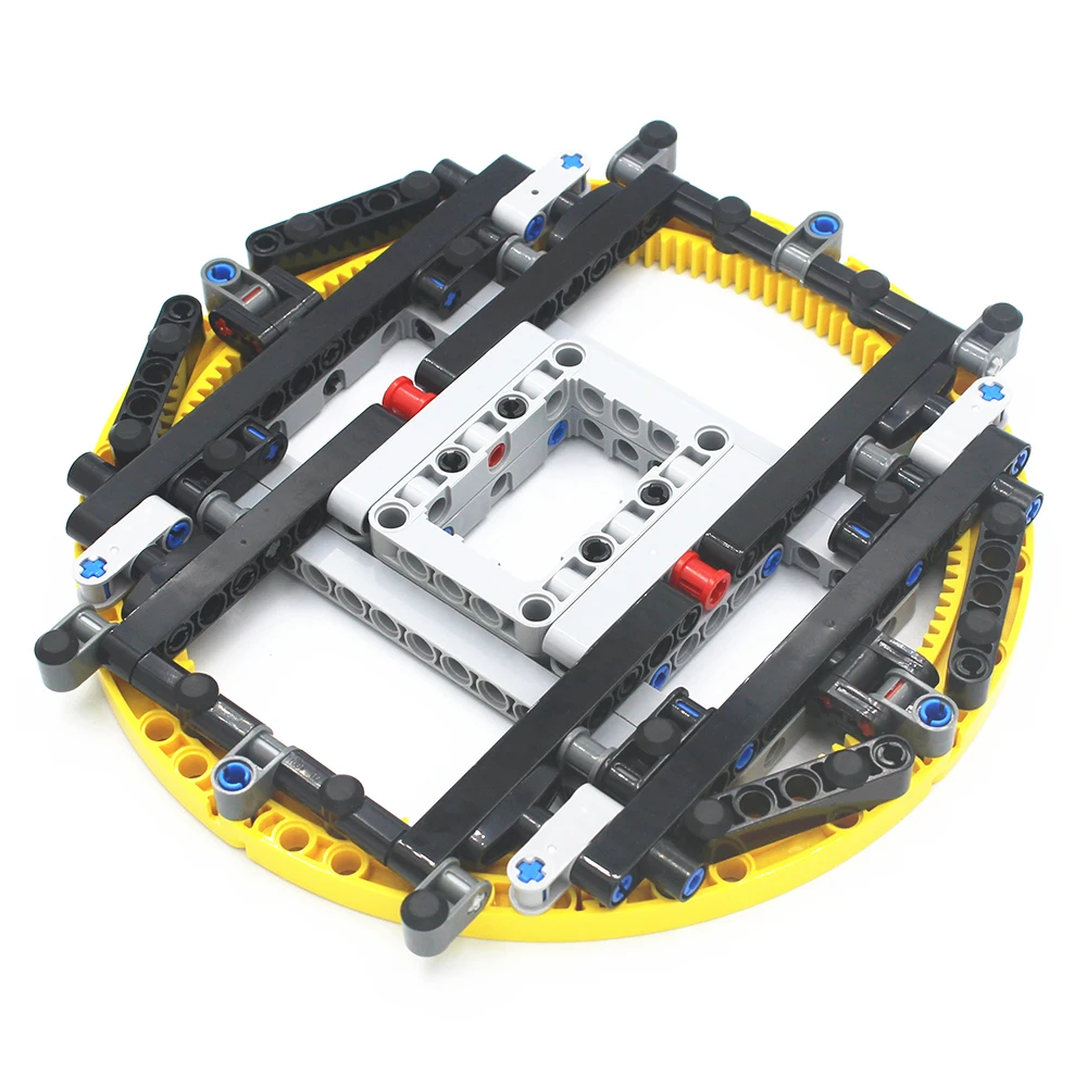 MOC Building Block Technical Parts Motorised Display Turntable