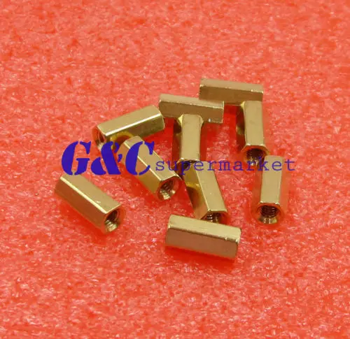 

10pcs M3 10 mm Hexagonal net nut Female brass Standoff/Spacer Good Quality