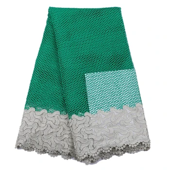 

African Guipure Fabric ,Nigeria Water soluble Mesh Cord Lace For dress Wedding Party Dress 5yd/lot High Quality