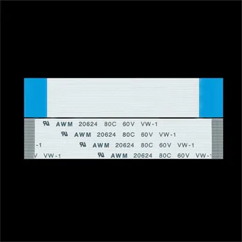 

100pcs150mm-1.0mm-30P AWM 20624 150mm Length 1.0mm Pitch 30Pin Isotropy Flexible Flat Cable FFC / FPC for DVD EVD LCD ect