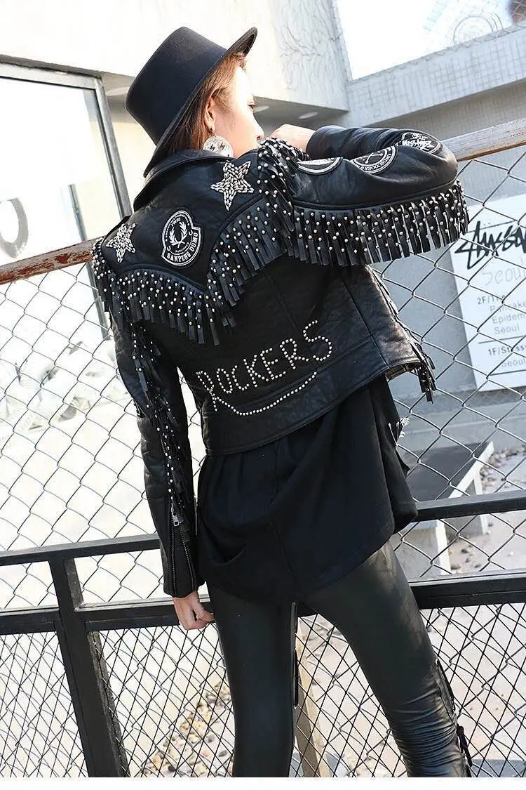 Faux Leather Jacket(8)