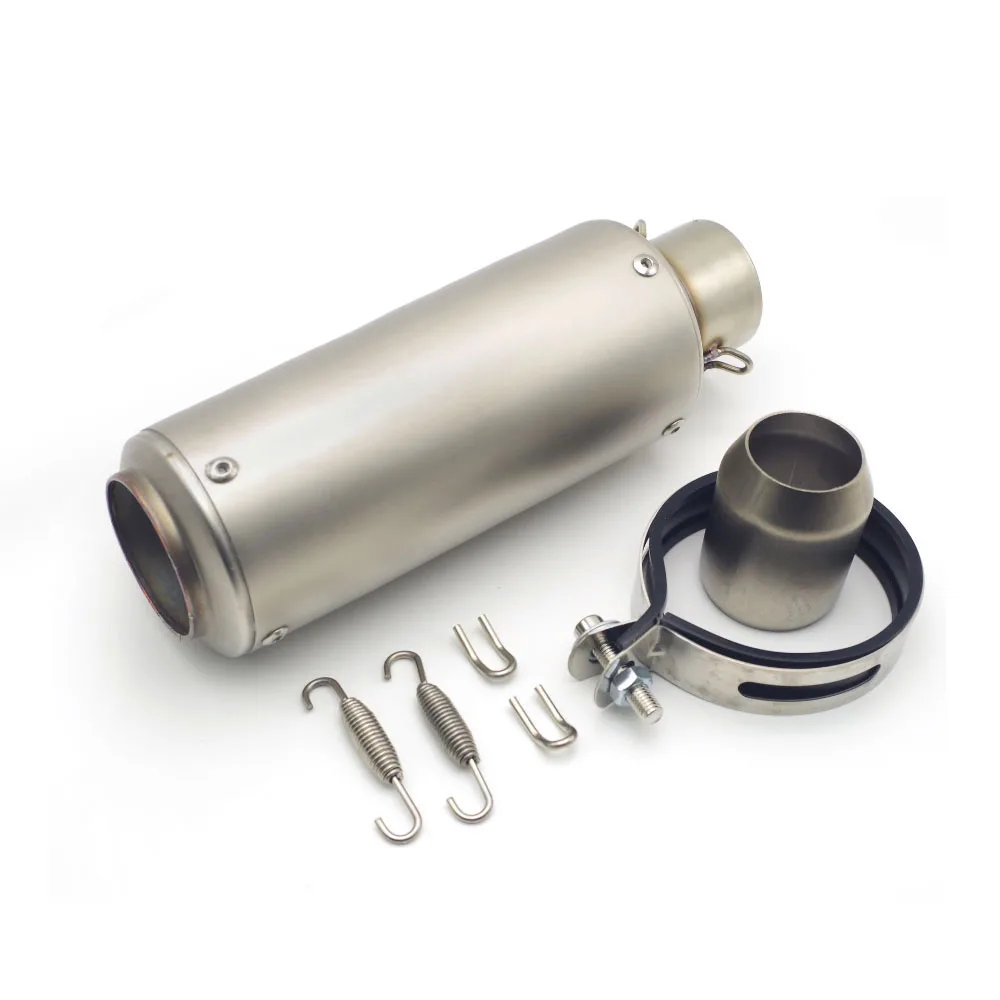 

51 61mm Universal Motorcycle Exhaust Escape Muffler Pipe Slip-on FOR suzuki drz 400 yamaha nmax aerox 155 tw mt 09 tracer