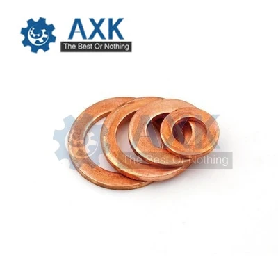 

DIN7603 M4 M5 M6 M8 M10 M12 M13 M14 M16 M17 M18 M20 M22 M24 M26 Boat Red Brass Copper Crush Sealing Washer Flat Seal Gasket Ring