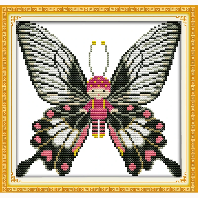 counted cross stitch baby