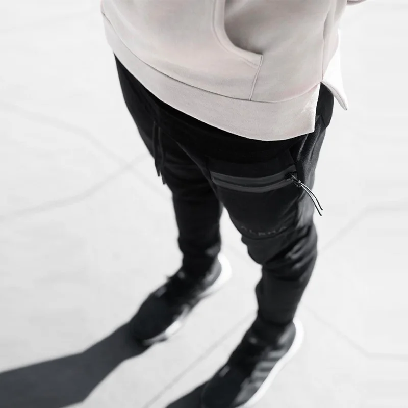 New Fitness Pants Casual Sweatpants Fashion High Street Trousers Pants Men Joggers Oversize Brand High Quality 4