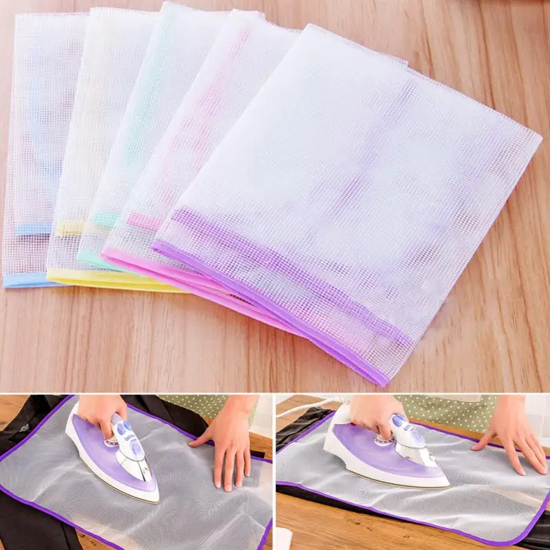

Heat Resistant Ironing Board Press Iron Mesh Insulation Pad Protective Cover for Ironing Cloth Guard Protection Clothing ran #18