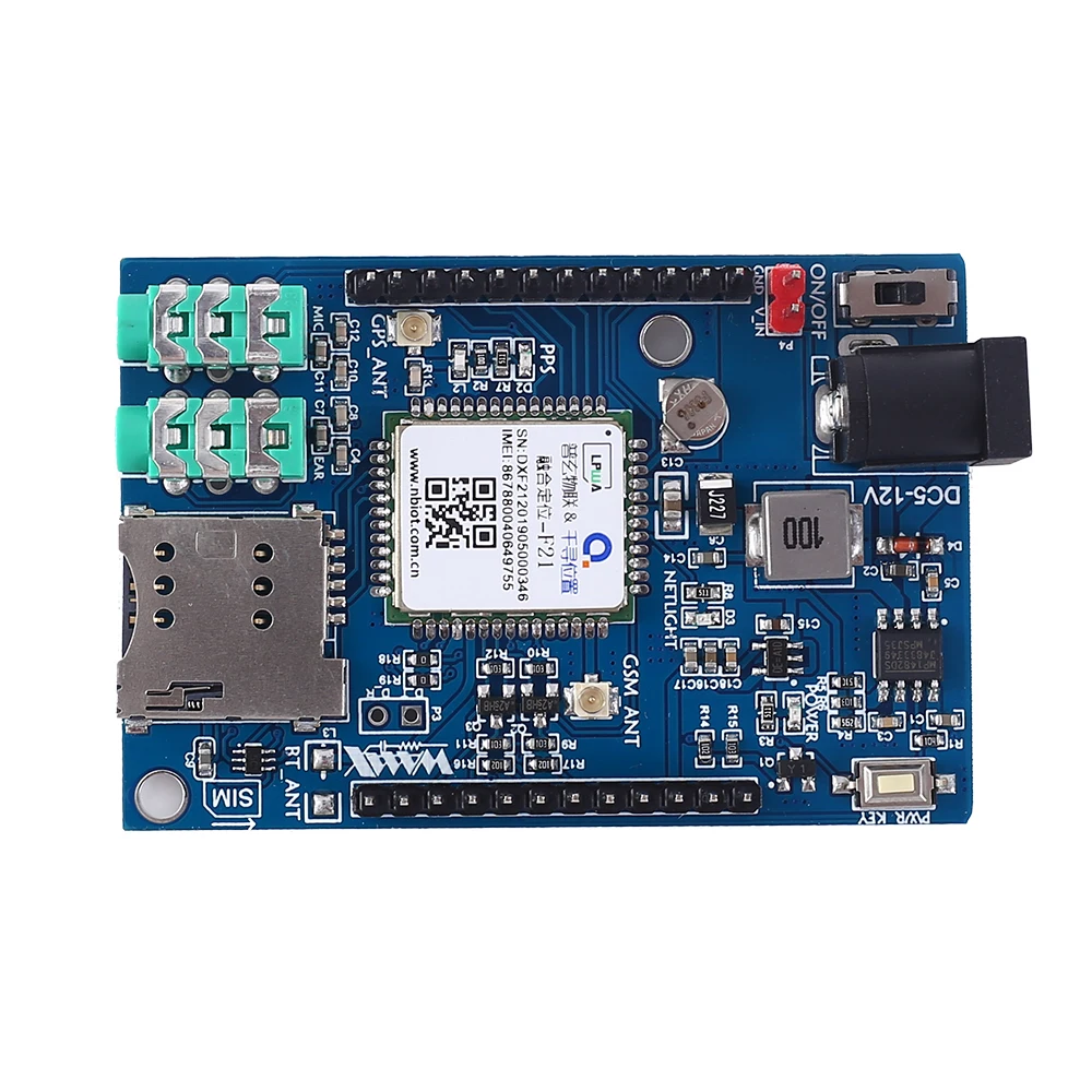 Équipements professionnels A7 GSM GPS GPRS 3 En 1 DC 59 V Module Shield STM32 51MCU universel