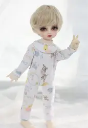 БЖД куклы Одежда соединения одежда пижамы нагрудник костюм для 1/6 BJD YOSD кукла пижамы и нагрудник костюм одежда