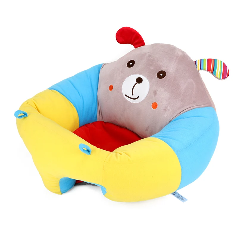 

2019 New 52x 50cm Baby Seat Baby Learning To Sit Cute Animal Shaped Design Chair Baby Support Seat Soft Sofa Plush Toys
