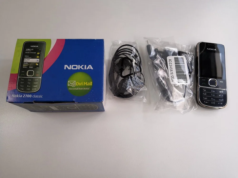 Nokia 2700C 2700 классический разблокированный GSM 2MP FM Mp3 плеер отремонтированный дешевый мобильный телефон