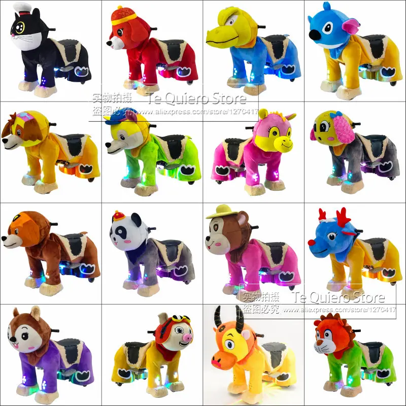 Plush Animal Ride Kiddie Ride Toy For Sale