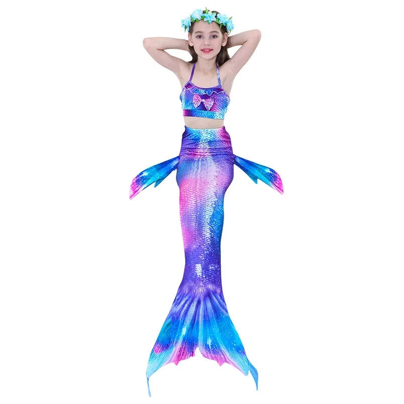 girls mermaid tail swimsuits DH22-4