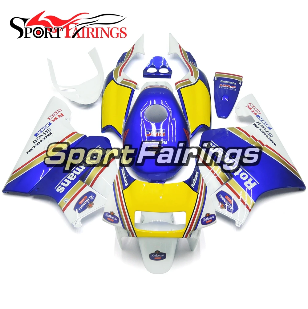 Обтекатели для Honda NSR250R NC21 P3 год 1990 1991 1992 1993 мотоциклетный обтекатель abs комплект кузов капот синего и желтого цвета панелей нового