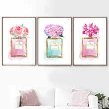 

Perfume Bottle Wall Pictures For Living Room Nordic Poster Fashion Wall Art Canvas Painting Prints Picture Home Decor Unframed