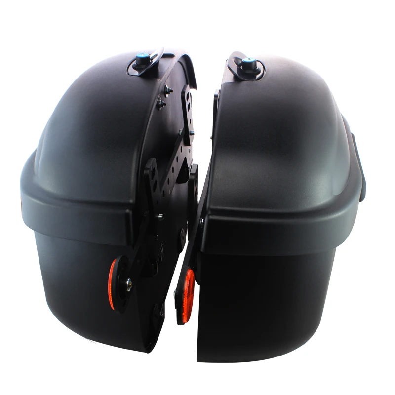 Saddlebags For Motorcycle Leather Side Bags For Honda CBR1100  Kawasaki VN400 VN800 Road King BMW R1200C Cruiser Accessories  (3)