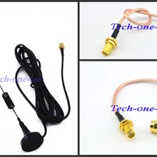4G 5dbi LTE Антенна 698-960/1700-2700 МГц с магнитным основанием 3 м антенна+ Вилочная часть разъема SMA женский 15 см кабель RG316 Pigtail
