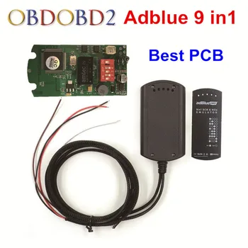 

10pcs/lot Adblue Emulator 9 in 1 Emulation Adblue 9in1 Not Need Software Better Than Adblue 8 in 1 For 9 Type Trucks EURO 4&5