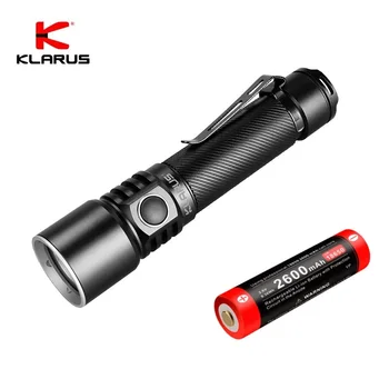 

Original Klarus ST15R LED Flashlight CREE XP-L HD V6 1200 Lumen Rechargeable Flashligwith 18650 Battery for Cycling